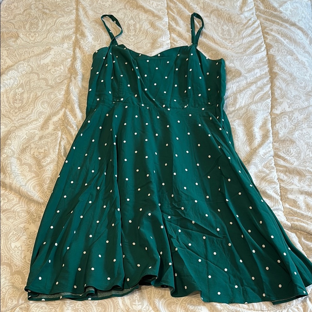 Green Polka Dot Dress